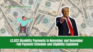 $3,822 Disability Payments in November and December - Full Payment Schedule and Eligibility Explained