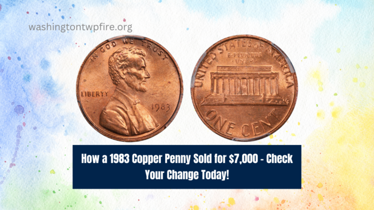 How a 1983 Copper Penny Sold for $7,000 – Check Your Change Today!