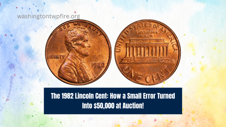 The 1982 Lincoln Cent: How a Small Error Turned Into $50,000 at Auction!